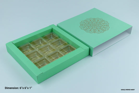 9 cavity pastel Pastel Mint Green