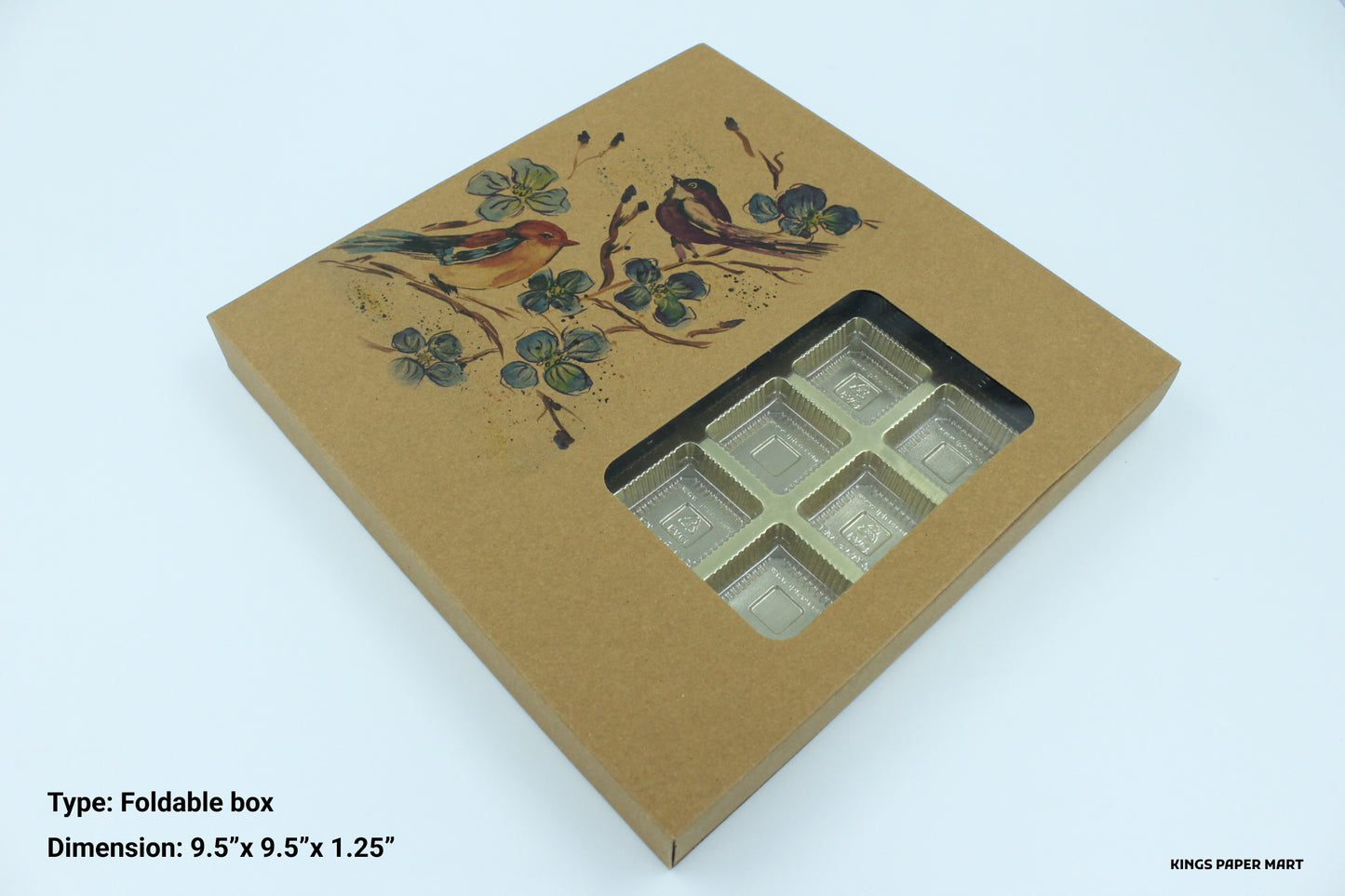 25 Cavity Kraft Birdie Box (Pack of 10)