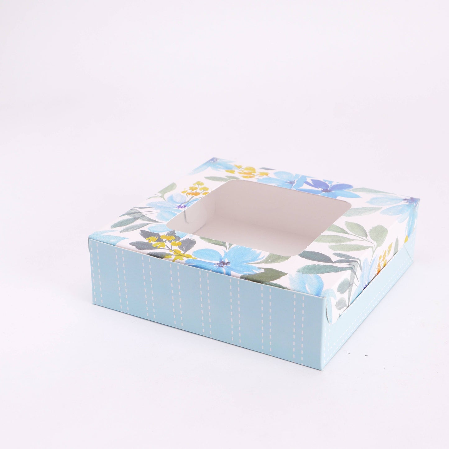 4 Brownie Printed Floral Striped Box (Pack of 10)