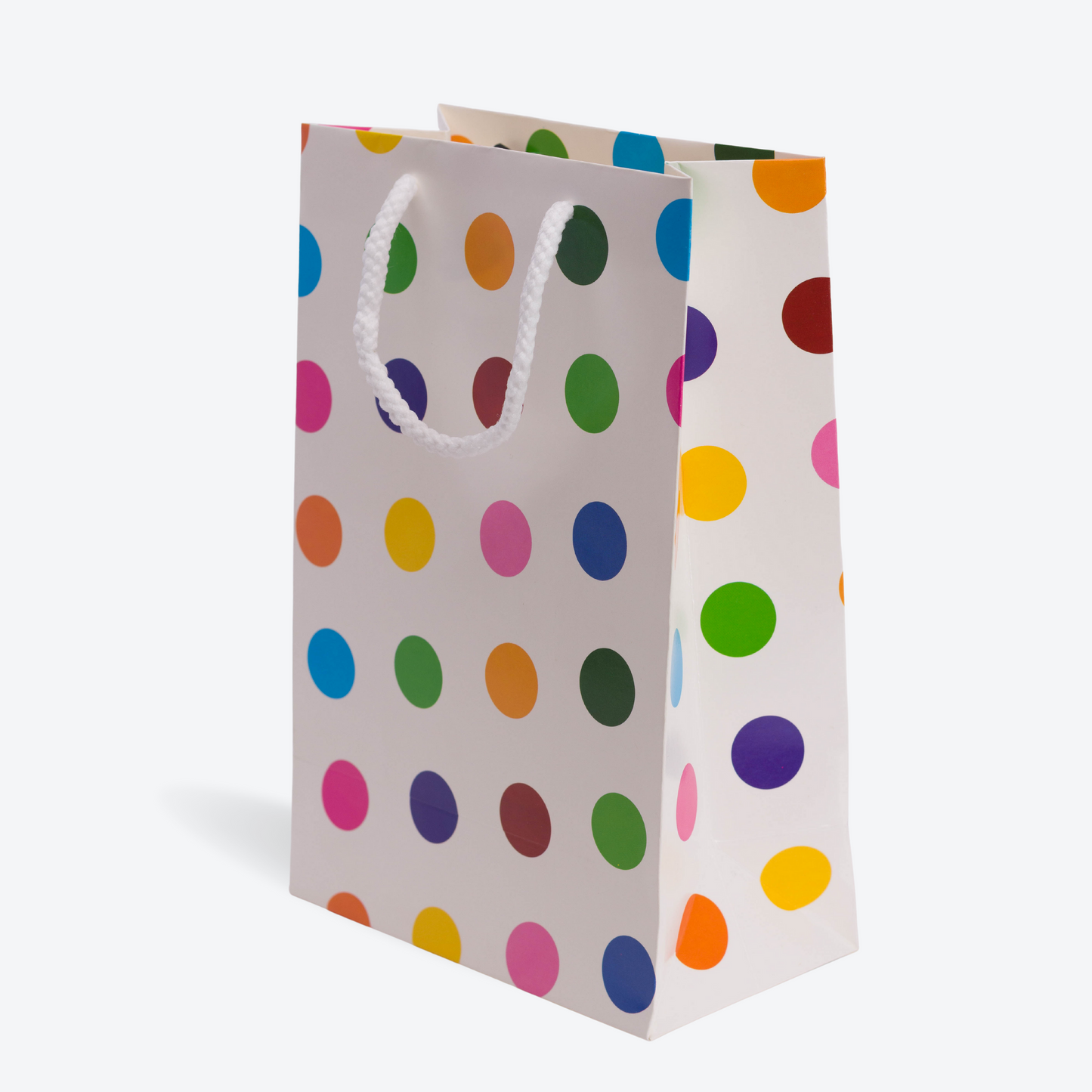 Polka Dot Printed Paper Bag (Pack of 10)