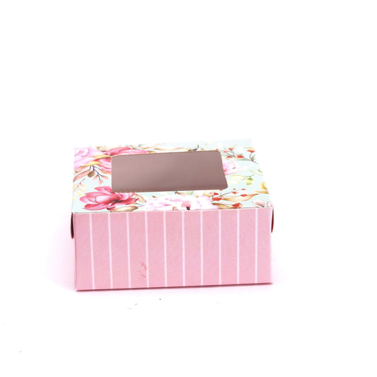 4 Cavity Box Floral Premium (Pack of 10)