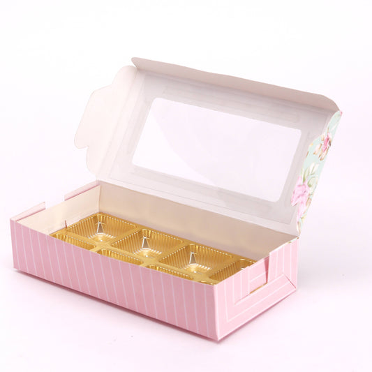 8 Cavity Box Floral Premium (Pack of 10)